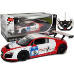 Audi R8 LMS Rastar 1:14 RC RTR bielo-červené